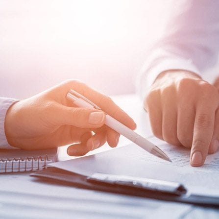 Assinatura de contrato
